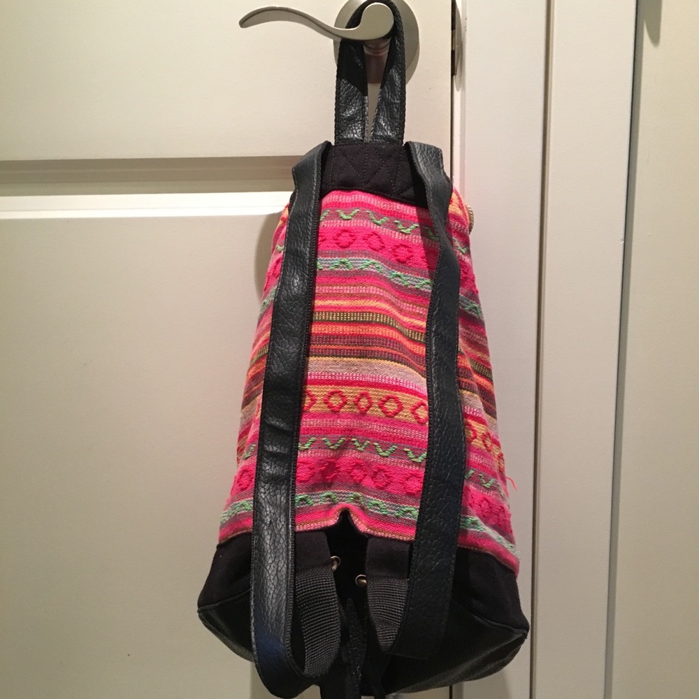 Topshop Aztec Duffle Backpack - Picture 3 of 6